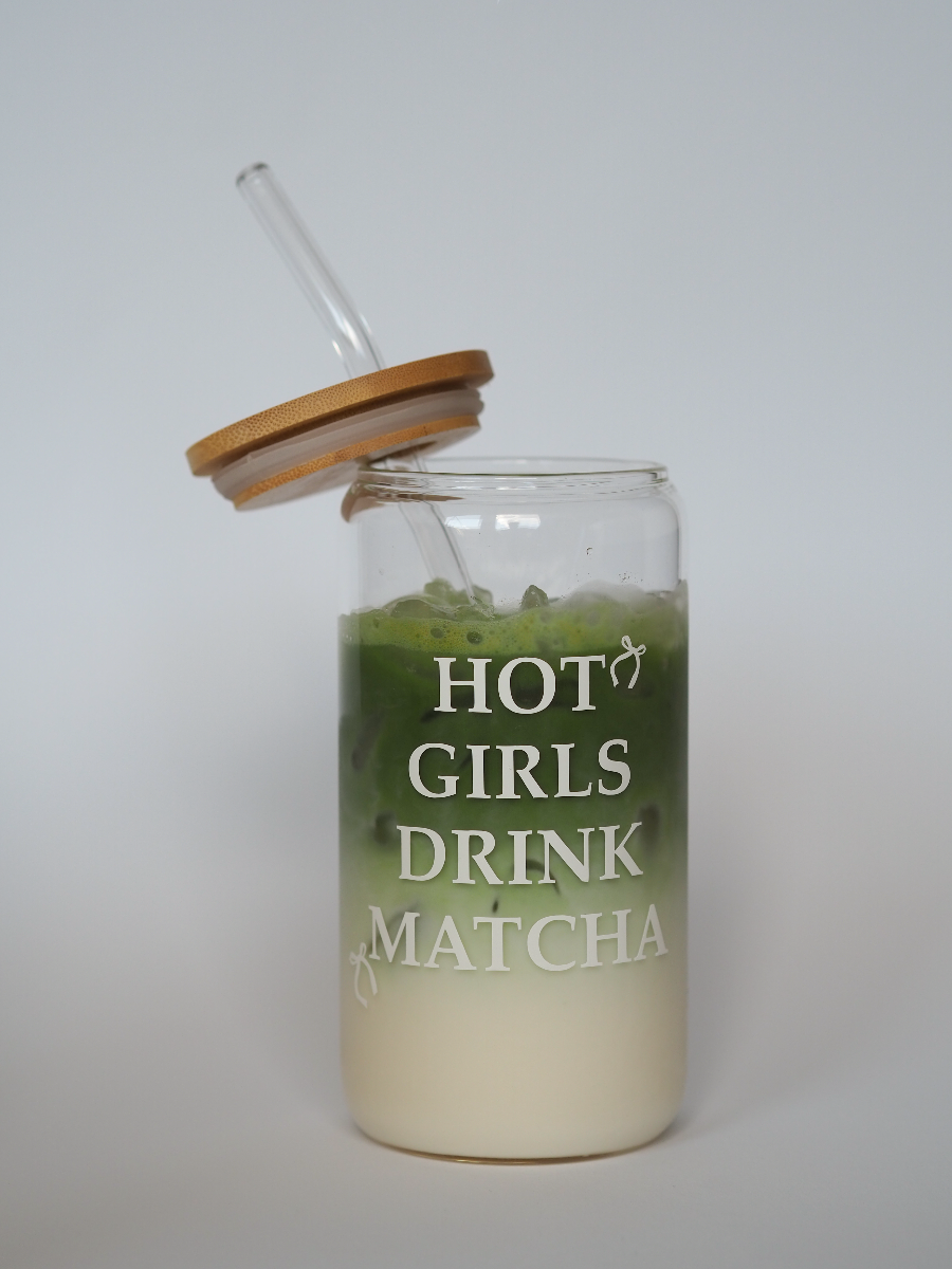 Matcha Babe Glas