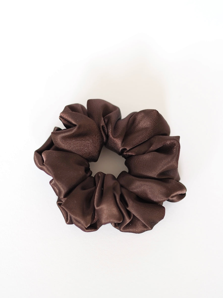 Cocoa Dream Satin Scrunchie
