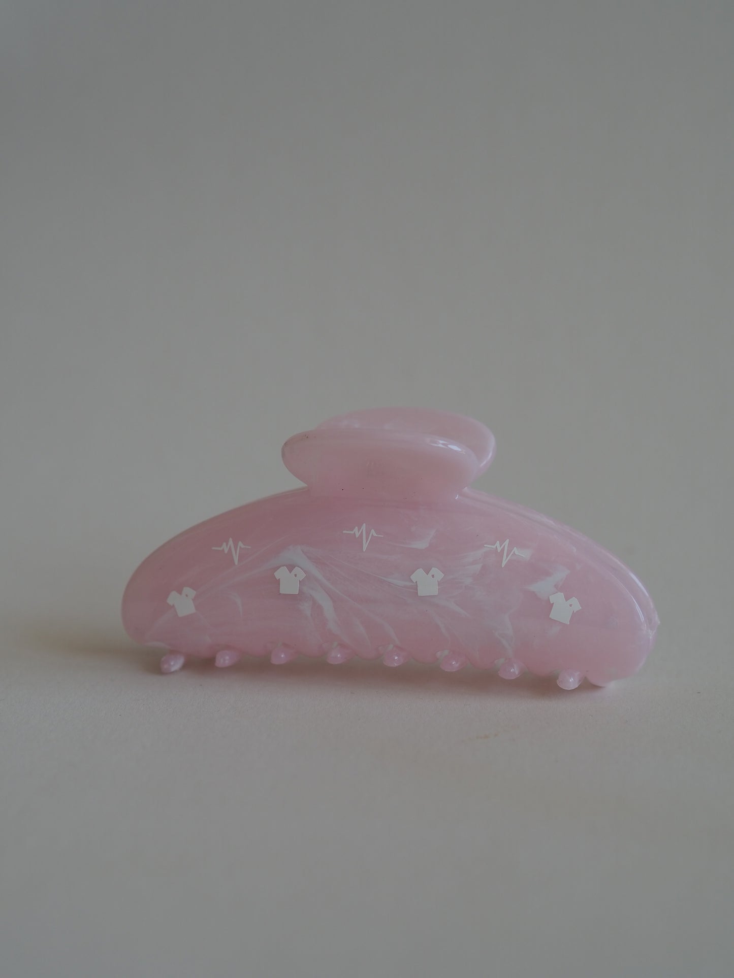 Pink Cloud Midwife Hairclip
