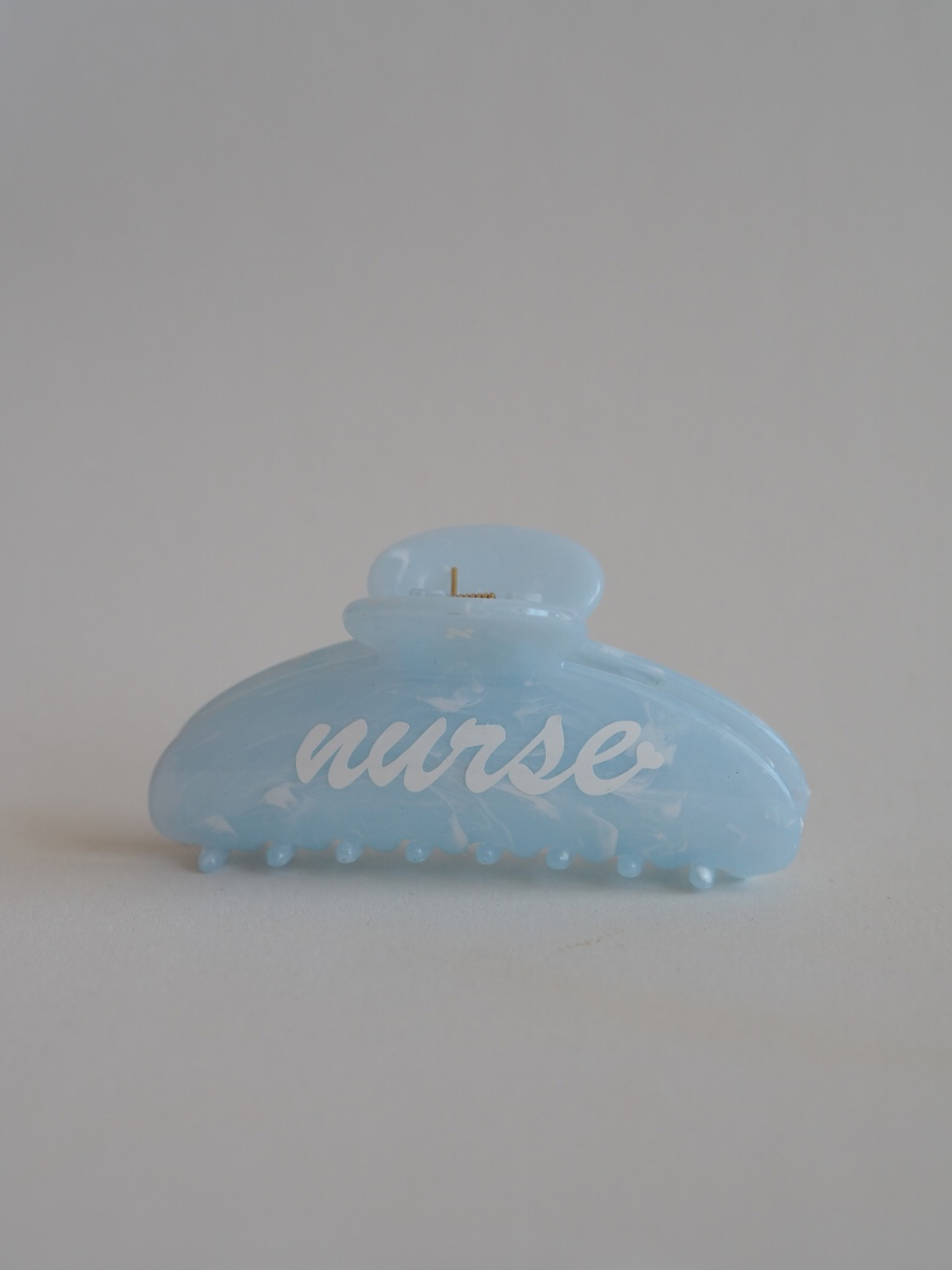 Blueberry Milk Nurse Hairclip