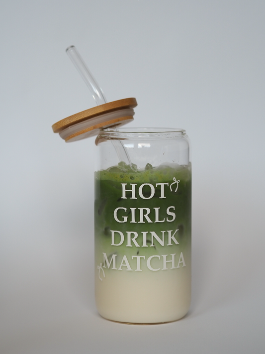 Matcha Babe Glas