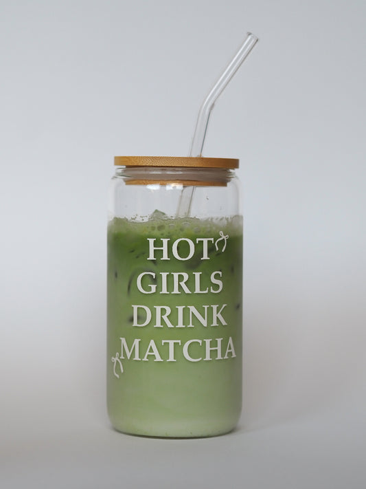 Matcha Babe Glas