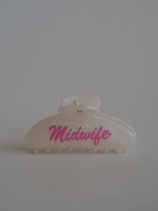 Creamy Dream Midwife Hairclip