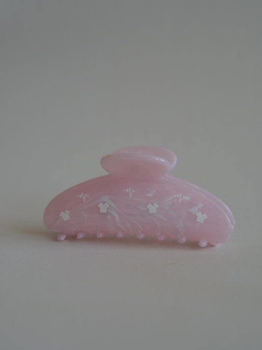 Pink Cloud Midwife Hairclip