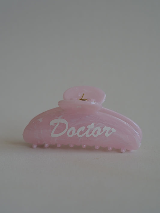 Pink Cloud Doctor Hairclip