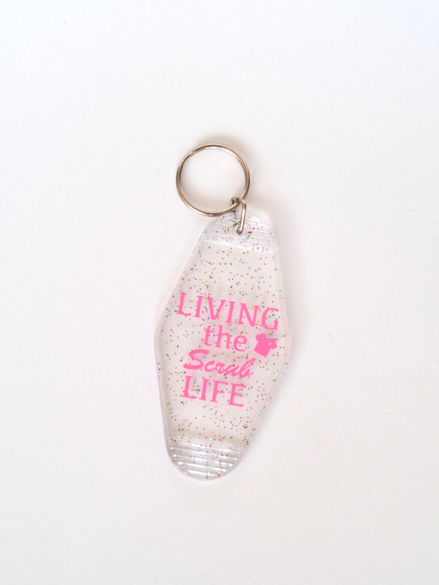 Scrub Life Keytag
