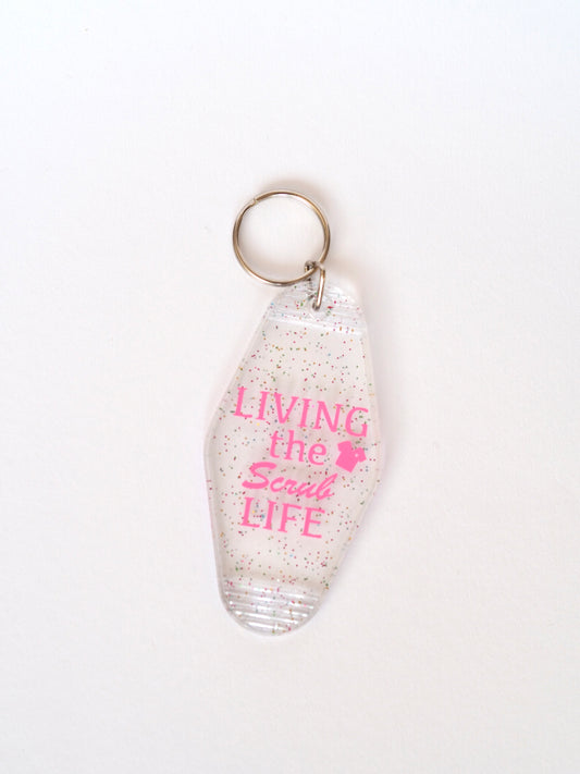 Scrub Life Keytag