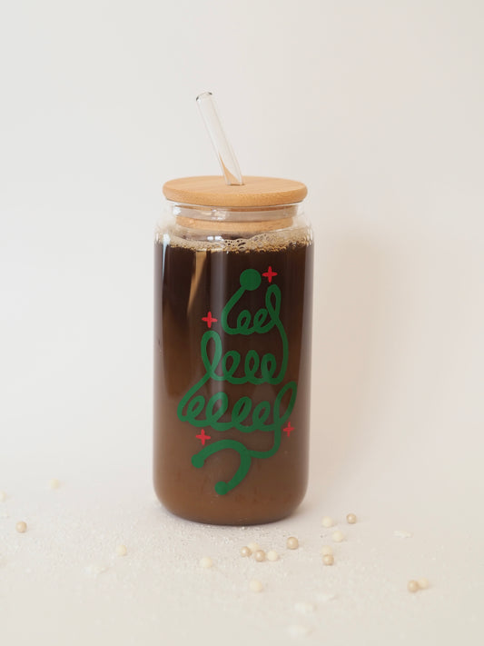 Christmas Holiday Nursey Glas