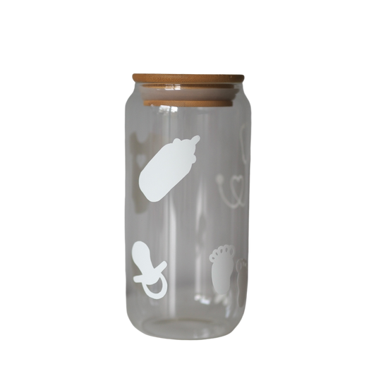 Nursey Glas Kinder weiß