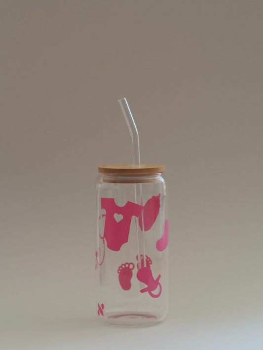 Pink Cloud Midwife Glas