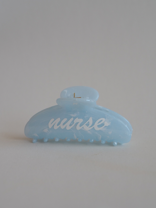 Blueberry Milk Nurse Hairclip